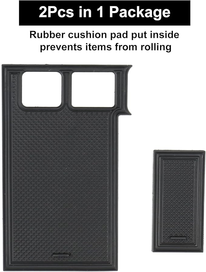 Center Console Organizer Tray Compatible with Mazda 2017-2025 CX-5 CX5 Accessories Armrest Storage Box ABS Console Insert Tray Container (Black Mat)