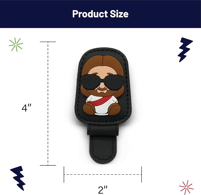 Novelty Sunglasses Visor Clip – Funny Car Accessory for Drivers, Hilarious Gift for Men & Women