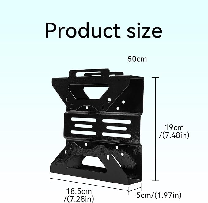 Shinar Metal Holder Compatible with Dell Mini PC Mount Mounting Bracket Form Factor Housing VESA Mount Adapter Underdesk and Wall Mount Suitable for MFF3040,3046,3050,3070,3080,5050,5060