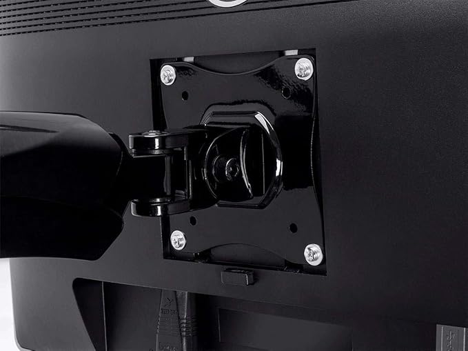 Monoprice Articulating Gas Spring Sit Stand Monitor and Keyboard Workstation Mount - for Displays 13in to 26in, VESA 75x75 to 100x100, Easy to Use, Compatible with Most Desks, Black