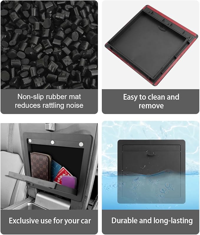 CDEFG for 2026 Honda Passport Center Console Organizer Hidden Storage Box Compatible with 2026 Honda Passport Accessories Armrest Secret Tray