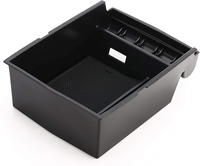 Vesul Center Console Organizer Compatible with Subaru Legacy Outback 2015 2016 2017 2018 2019 ABS Console Tray Armrest Storage Box Console Insert Organizer Glove Pallet