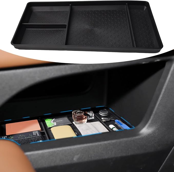 EDBETOS Pathfinder Lower Organizer Tray Compatible with Nissan Pathfinder 2022 2023 2024 2025 2026 S/SV/SL/Rock Creek/Platinum Accessories Floor Center Console Armrest Insert Tray Storage Box