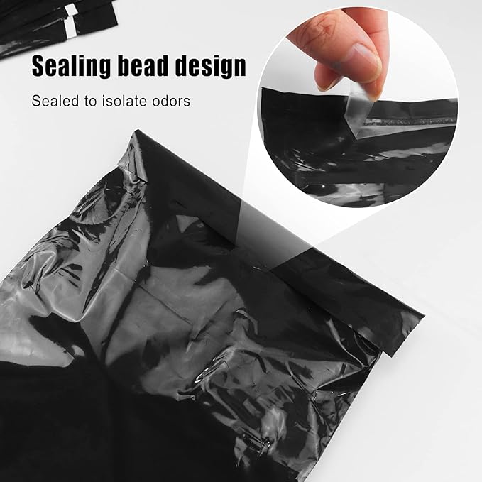 Disposable Trash Bags for Cars, 200 Pack Car Garbage Bag Hanging, Self Adhesive Cleaning Bags for Cars, Kitchens, Bedrooms, Offices, and During Travel and Camping. (9.8 * 12.2 Inches)