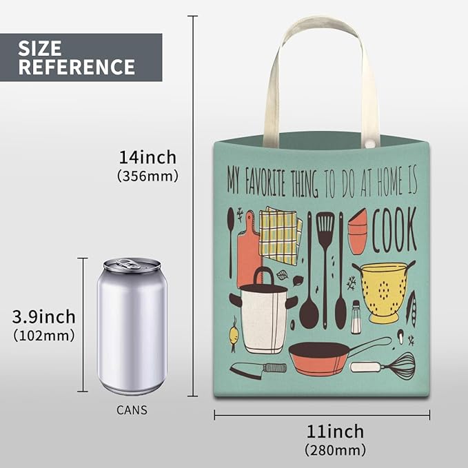 Car Trash Can, Cute Car Trash Bag, Hanging Car Organizer and Storage Bag, Trash Bin for Car Accessories, Vehicle, Travelling, Camping Retro Kitchen Appliance Pattern