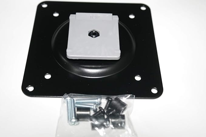 Generic for Human Scale Black Quickstand lite VESA Plate Monitor Mount for mounting Screen M8 M2 M-Flex with Screws 2407541014BL1, Black