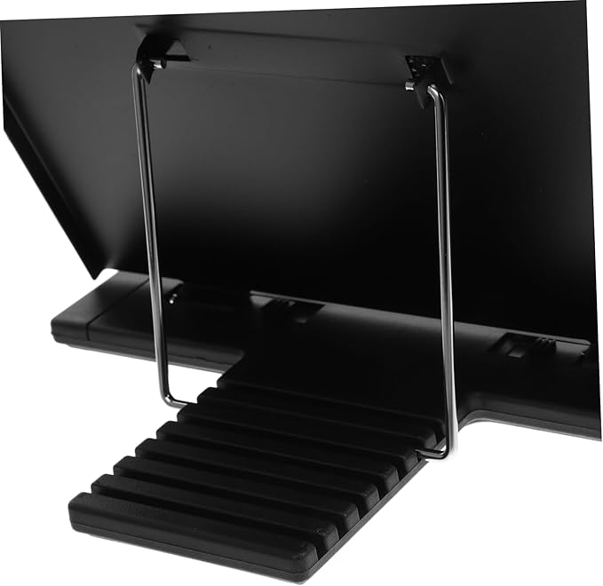 Veemoon Adjustable Reading Stand for Desk Portable Document Holder Clip for Typing Recipes and Reading Adjustable Angle Suitable for Students and Professionals