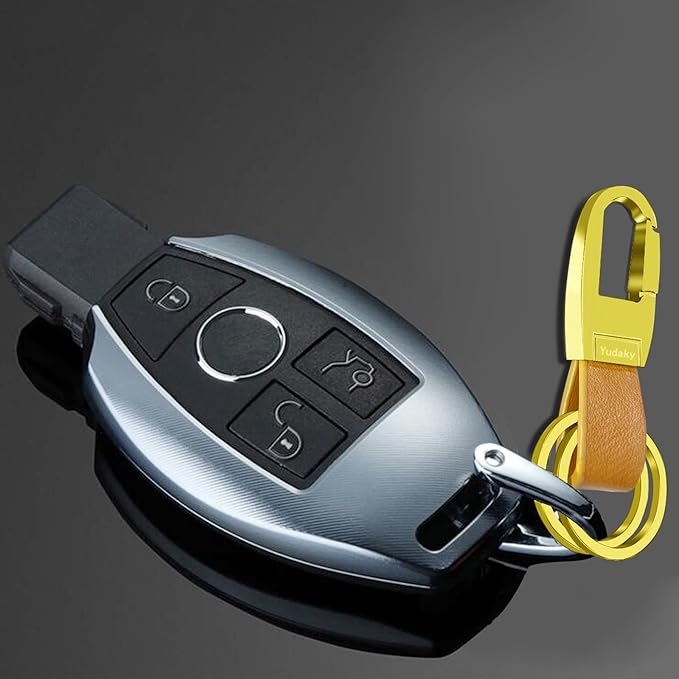Key Chain Leather Heavy Duty Car Keychain for Men and Women 2 Pack