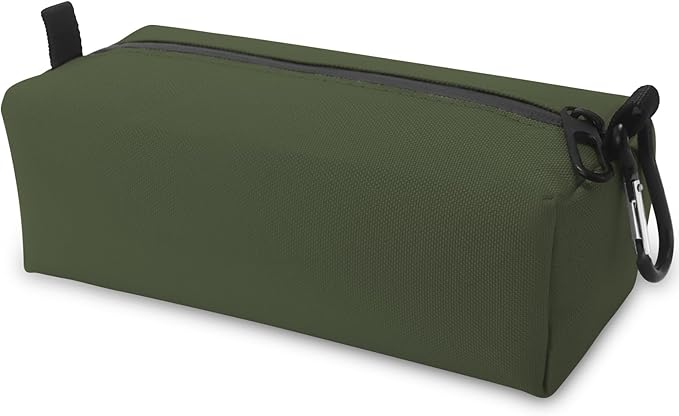 Small Toiletry Bag for Men, Travel Bag Waterproof and Foldable for Storage Mini Toiletry Bag Equipped With Carabiner for Easy Portability (army green)