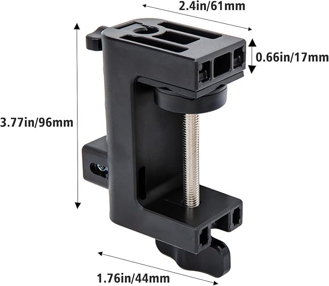 Metal Desk Clamp For Microphone Suspension Boom Scissor Arm Stand Holder with Adjustable Screw by SUNMON
