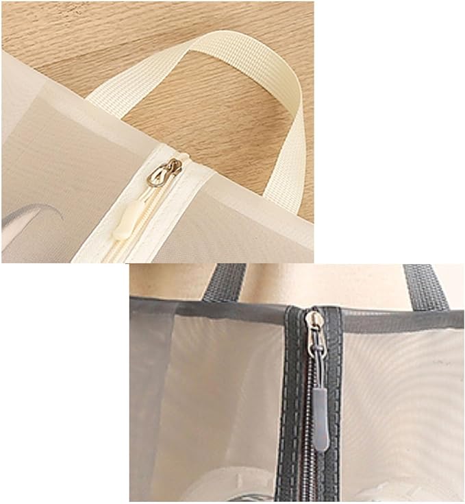 Multipurpose Travel Shoe Organizers Water Nylon Bag for Sports Gears Clothes Storage with Breathable Compartments Portable Shoe Organizers Bag