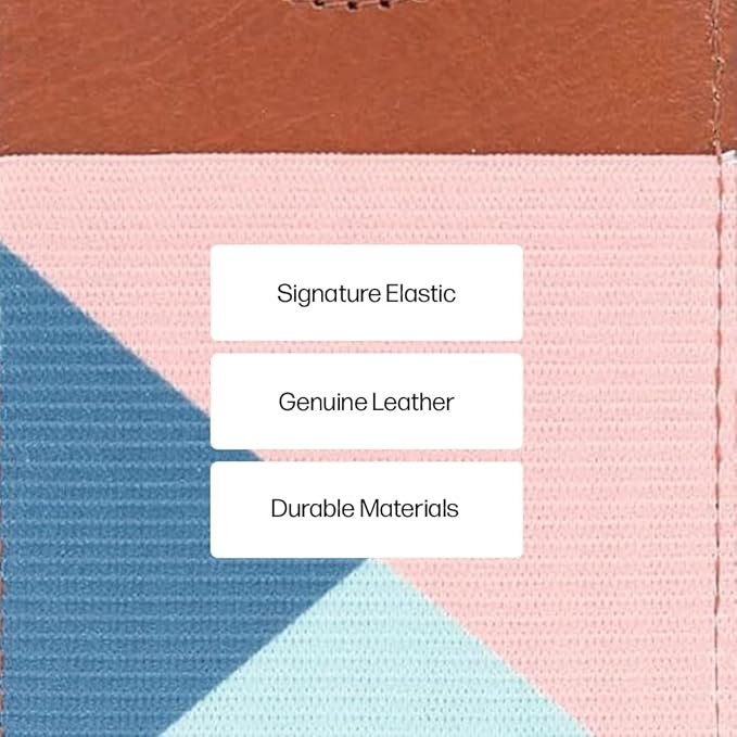 Thread Wallets Ultra Slim Minimalist Leather Card Holder Wallet (Fine Line)