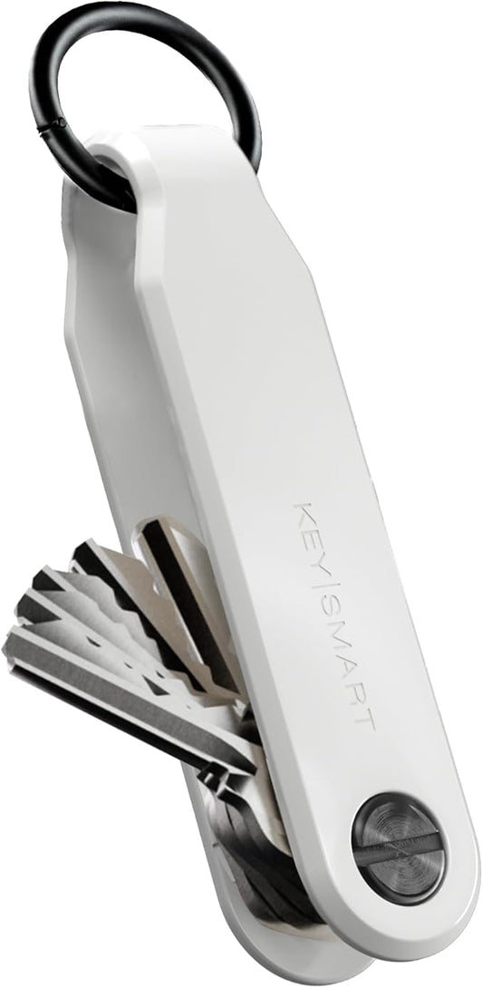 KeySmart Loop - Keychain Key Holder, FKM Silicone Compact Key Organizer for Key Chain, Clutter-Free Compact EDC Key Chains
