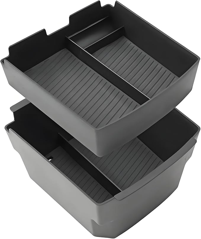 Double Layer (Only for Electronic Shift), 2025 2026 Tucson/Tucson Hybrid/Tucson PHEV Center Console Organizer, Durable ABS Plastic&Anti-Slip Console Tray Insert 2025 Tucson limited Accessories