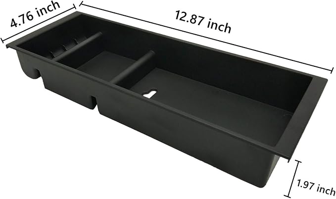 JOJOMARK Center Console Tray Organizer Box - Secondary Storage Compatible with Ford F150 (2015-2020, 2017-2022 F250 F350 F450, 2018-2022 2023 2024 Expedition)