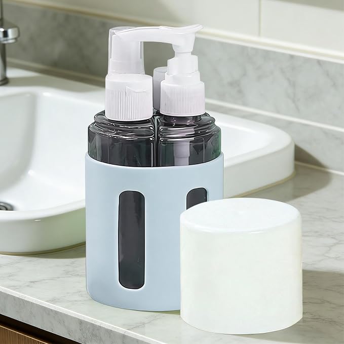 Travel Toiletry Bottles | Leakproof Portable Refillable Storage | Travel Containers for Toiletries,for Outdoor Camping Trip Vacation Hotel Women Shampoo Conditioner Lotion
