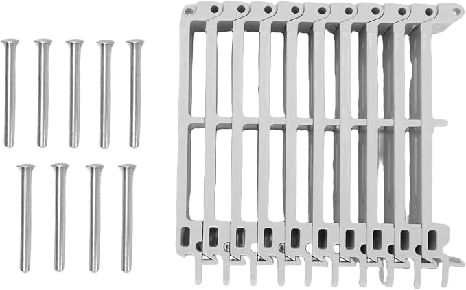 Cable Bundler Organizing Tool Duty PP Cord Manager for Desk with 9 Fixing Clips Compact Desktop Management