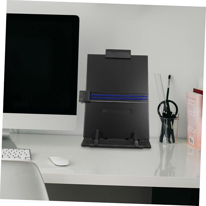LALAFINA Adjustable Reading Stand Document Holder Page Holders for Reading for Books Magazines