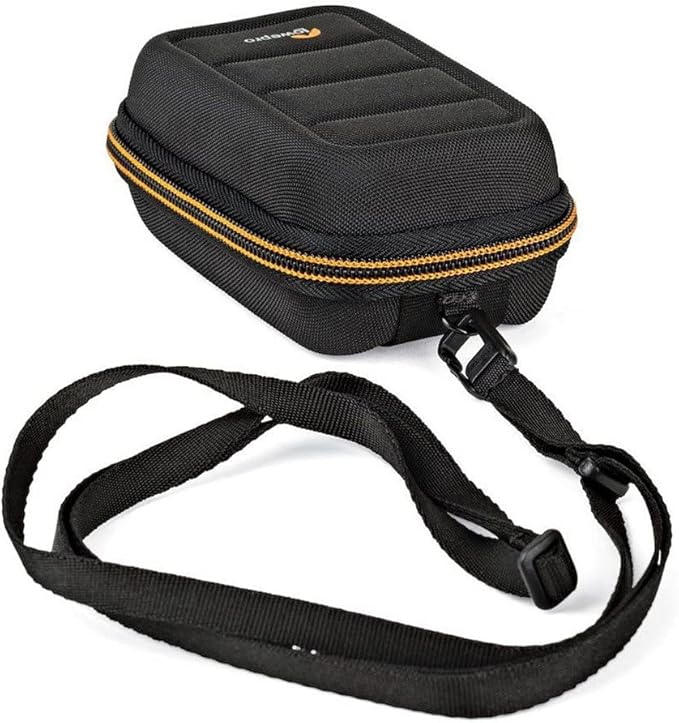 Lowepro Hardside CS 20 Case for Small CSC Cameras, Point-and-Shoot Cameras, Memory Cards & Accessories, 9.30 x 5.99 x 14.50 cm, Black