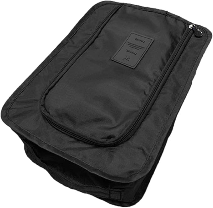 Practical Travel Shoe Pouches Breathable Meshes Compartment Polyester Organiser for Sports Gears Accessories Multifunctional Shoe Organiser