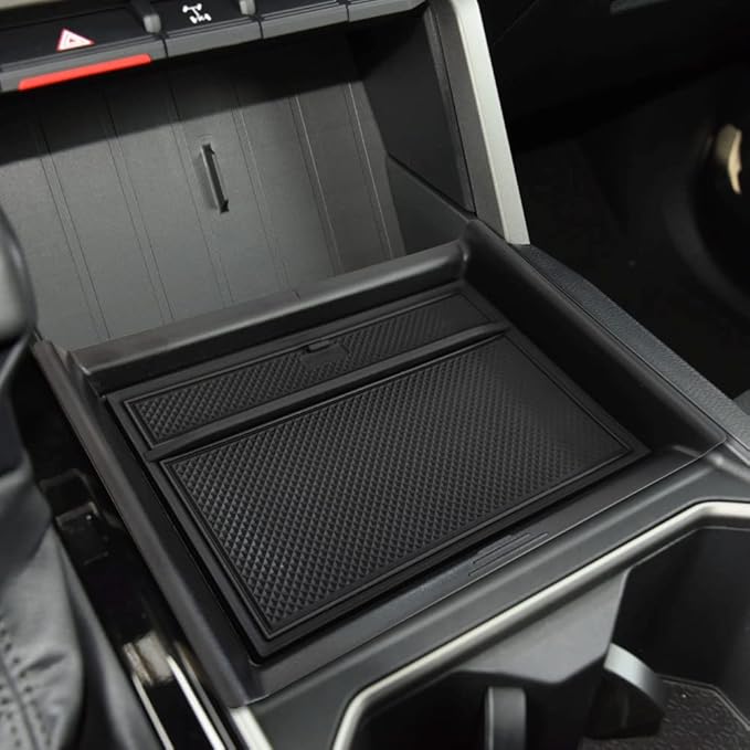 Muslogy Lower Center Console Organizer Compatible with Toyota Tundra 2022 2023 2024 2025 2026 Accessories SR SR5 Limited TRD PRO Console Insert Accessories