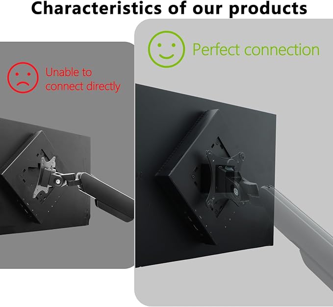 25i VESA Adapter Compatible with HP 25" Monitor（Compatible with OMEN 25i）â€?75x75 to 100x100 Wall Mount Bracket