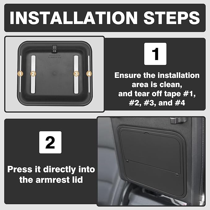 Muslogy Center Console Organizer&Hidden Storage Box Compatible with 2024-2026 GMC Acadia/Chevy Traverse&2025 2026 Buick Enclave Accessories Interior Storage Insert Tray Secret Compartment Coin Holder