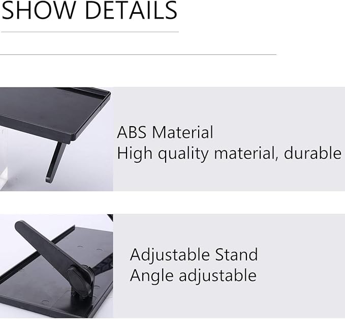 11.5 Inch Adjustable Screen Top Shelf Organizer for TV Computer Monitor Flat Screen, TV Mount Top Shelf Used to Place Soundbar Cable Box Speakers Apple TV Play-Station Camera Frames Remote