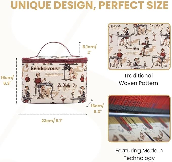 Signare Womens Vanity Bag/Toiletry Case/Make-Up Case, Available in 14 Designs