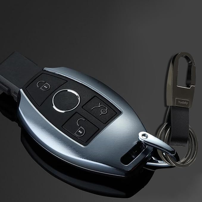 Key Chain Leather Heavy Duty Car Keychain for Men and Women 2 Pack