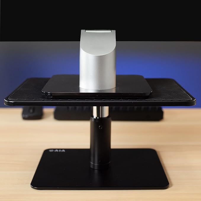VIVO Universal Height Adjustable Ergonomic Computer Monitor and Laptop Riser Tabletop Desk Stand, Black, STAND-V000SB