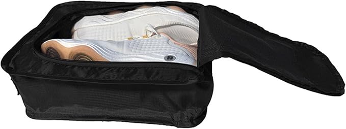 Multipurpose Travel Shoe Organiser Polyester Carryall with Separate Compartments for Gym Essential Practical Shoe