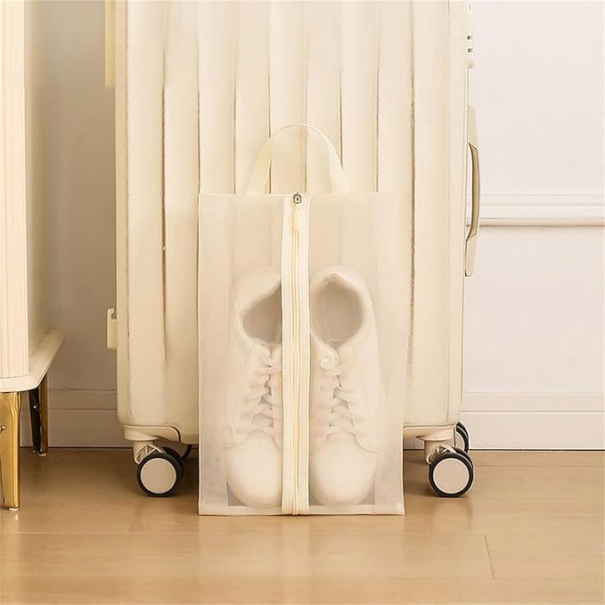 Multipurpose Travel Shoe Organizers Water Resistant Nylon Bag For Sports Gears Clothes Storage With Breathable Compartments M