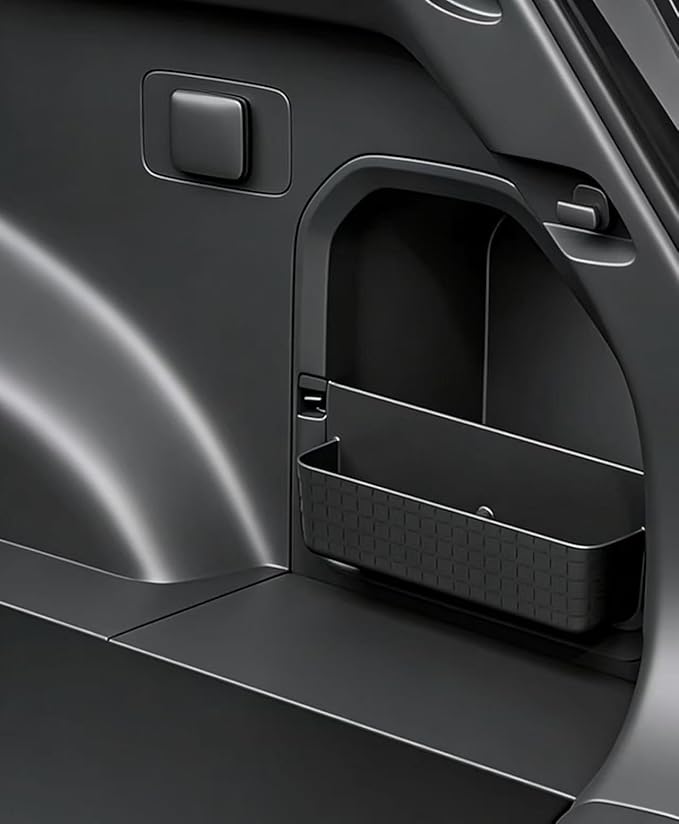 CDEFG for 2026 Toyota RAV4 Rear Cargo Trunk Storage Box for 2026 Toyota RAV4 Accessories Trunk Right Side Storage Divider Cargo Organizer Box