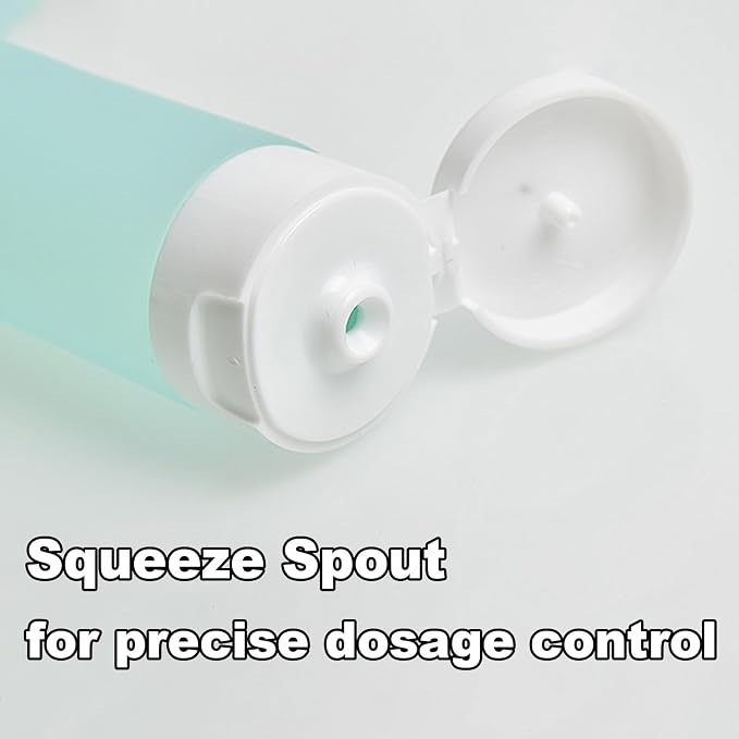 Travel Bottles for Toiletries【Original Patented】, Leak Proof Travel Size Containers, Silicone Shampoo and Conditioner Bottles, 4 Pack Travel Size Bottles