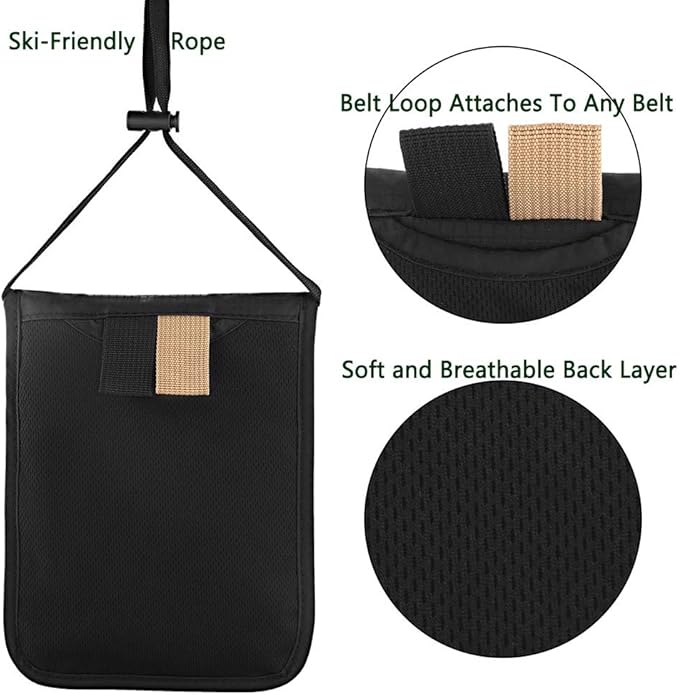 Travel Pouch Neck Wallet Family Passport Holder Organizer Case with RFID Blocking | RFID Blocking