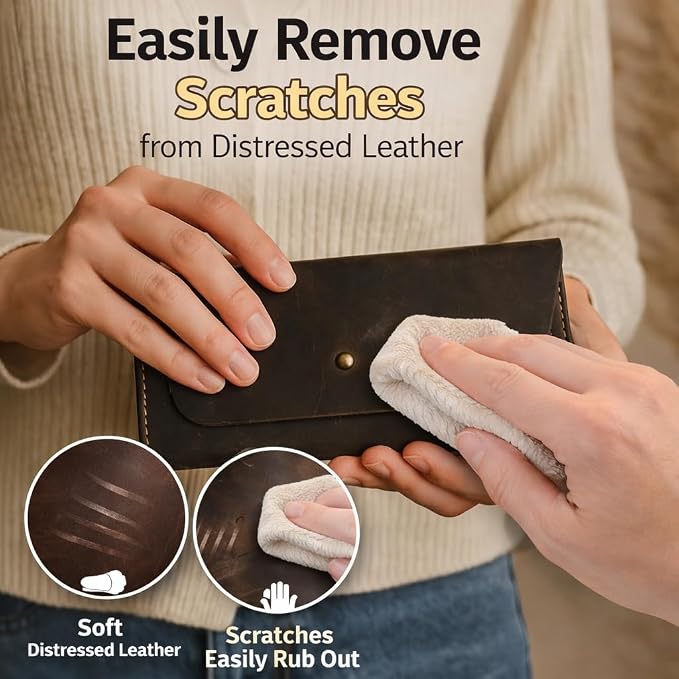 Leather Currency Pouch Large Flap Continental Wallet, Utility Organizer Bag for Cash Coins Travel Leather Money Pouch Envelope Storage Bag and Cash Organizer Men Women (Dark Brown)