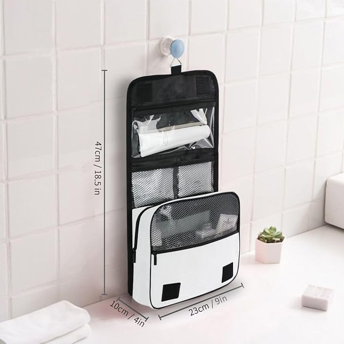 senya Hanging Travel Toiletry Bag Cute Kit Makeup Case Cosmetics Organizer for Men Women (Unicorn)