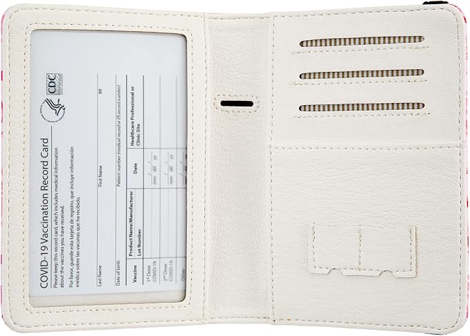 Passport Holder,Passport Cover Rfid Blocking Travel Wallet Cute Personalized Womens Mens Credit Card Wallet Girl Gift (Blue)