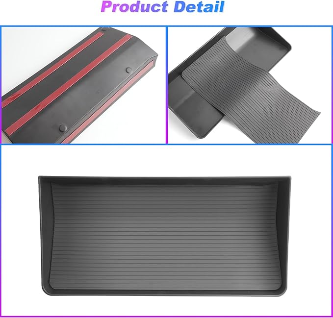 SXCY for 2024 2025 2026 Tacoma Dashboard Tray (Only for 14 inch screen) for 2024 2025 2026 Toyota Tacoma Accessories Center Console Organizer for 2024 2025 2026 Tacoma Screen Back Organizer