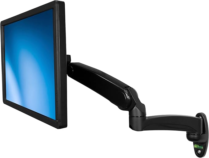 StarTech.com Wall Mount Monitor Arm - Full Motion Articulating - Adjustable - Supports Monitors 12??to 34??- VESA Monitor Wall Mount - Black (ARMPIVWALL)