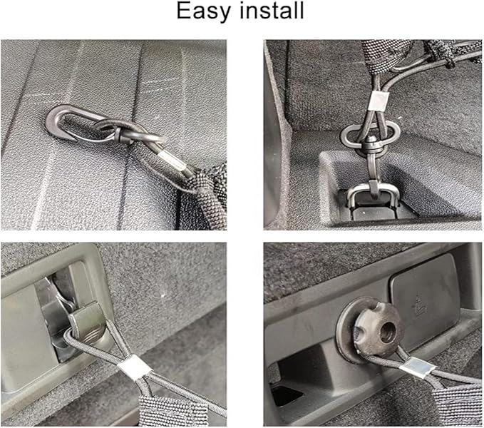 Cargo Net Stretchable,Highly Elastic Cargo Net Car Exterior Accessories Adjustable Elastic Trunk Storage Net with Hook for SUVs Cars and Trucks(35.4x15.8 inch)