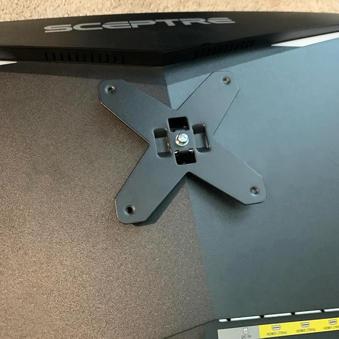 Generic Wall Mount Adapter Bracket Plate Made for Sceptre Monitor C255B-FWT240 C345B-QUT168 C305W-2560UN C305B-200UN/C305B-200UN1 Series