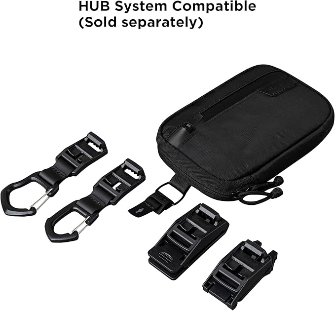 ALPAKA Admin Pouch Pro - Small Tool Pouch with Smooth Zipper, Weatherproof Storage for Electronics, Cables, EDC Organizer, Travel Accessories