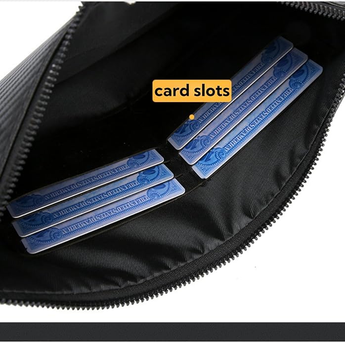 Mens Clutch Bag Man Purse Handbag 9.5-11 inches Large Hand Bag Big Clutch Wallet