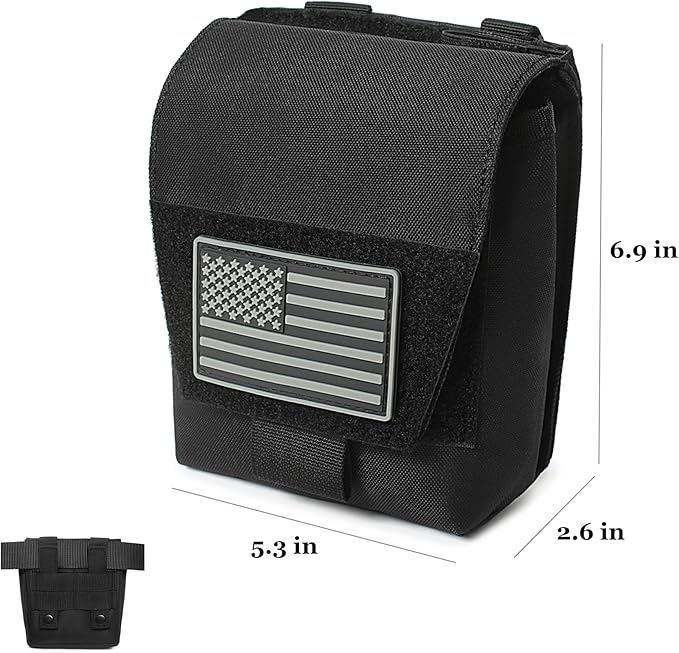 Mini Heavy Duty Tactical Belt Pouch for Men - Small Molle Pouch,Tactical Admin Pouch Compact EDC Utility Gadget Gear Pouches for Traveling, Hiking