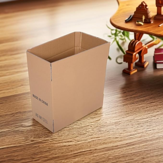 Portable File Organizer Box with Lid, Large Capacity Paper Storage Container for Document Storage and Office Organization, Stackable and Versatile Design for Efficient Desk