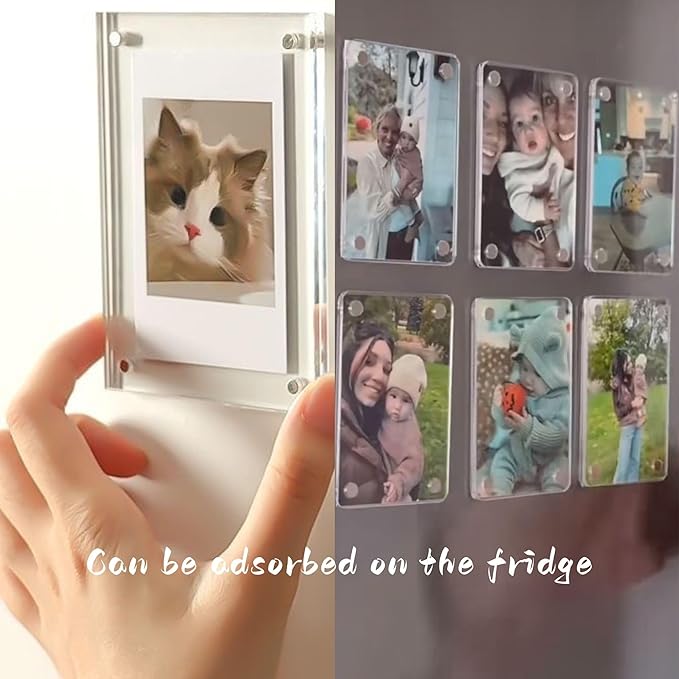 Car Sun Visor Photo Holder, 4 Pack Universal Magnetic Car Visor Clip, Personalized Picture Frame for Cars, Photo car visor clip