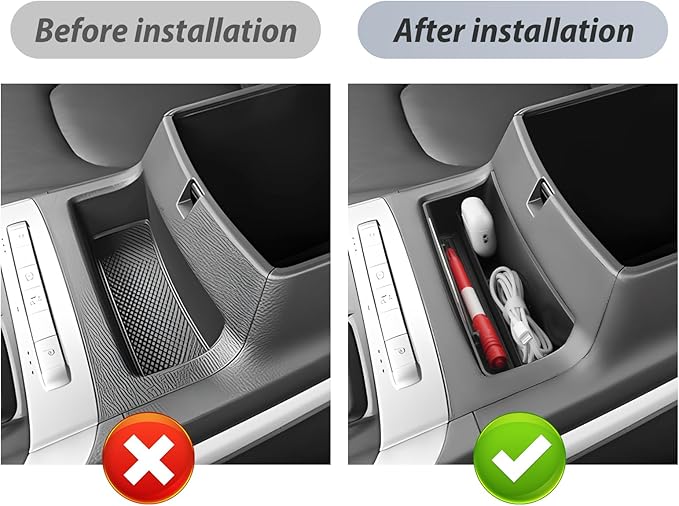 SKTU for 2025 2026 Kia Carnival Accessories Center Console Organizer for 2025 2026 Kia Carnival (LX/LXS/EX/SX/SX Prestige) Front Console Tray Kia Carnival 2025 2026 Accessories Front Console Organizer