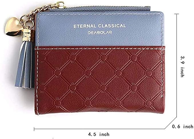 Valentoria Womens Wallet Cute Elegant Long Slim Card Holder Case Minimalist Coin Purse Thin Tassels Zip Clutch Wallets for Girls Ladies | Cute, Elegant, Long, Slim, Case, Minimalist